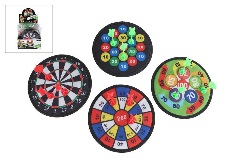 Dartboard met 3 klittenband darts 4ass 19,5cm