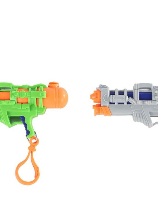 Waterpistool sleutelhanger 2ass 12cm