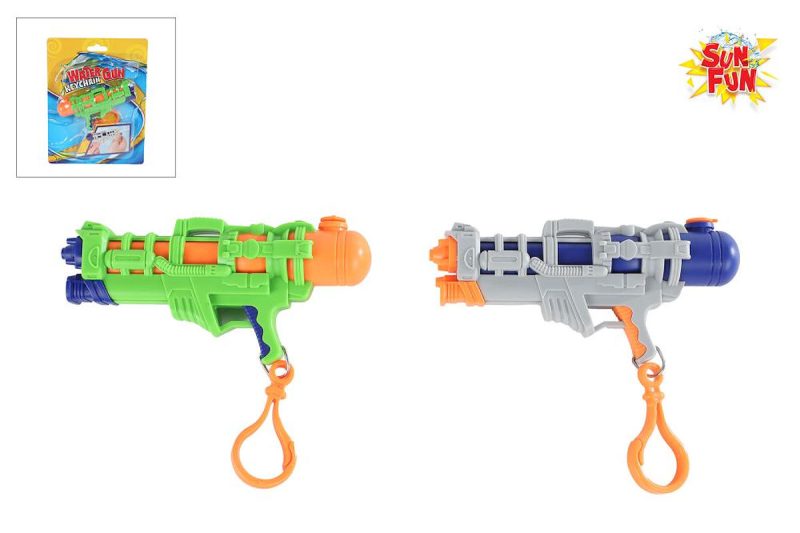 Waterpistool sleutelhanger 2ass 12cm