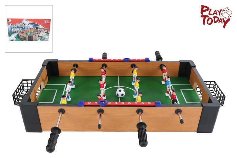 Play ToDay voetbaltafel 6 tegen 6 met 2 ballen 40,5x22x7cm