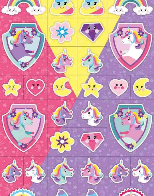 Totum Twinkle Stickers Glitter Sheet Unicorns 5