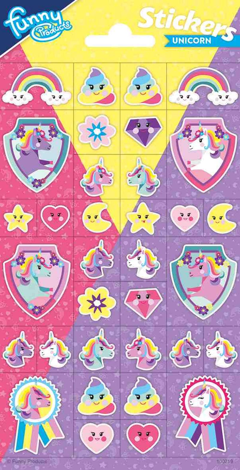 Totum Twinkle Stickers Glitter Sheet Unicorns 5