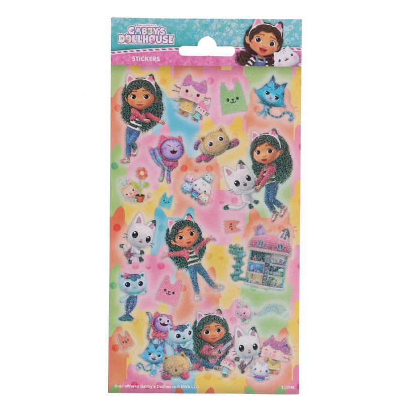 Totum Twinkle Stickers Glitter Sheet Gabby 's Dollhouse