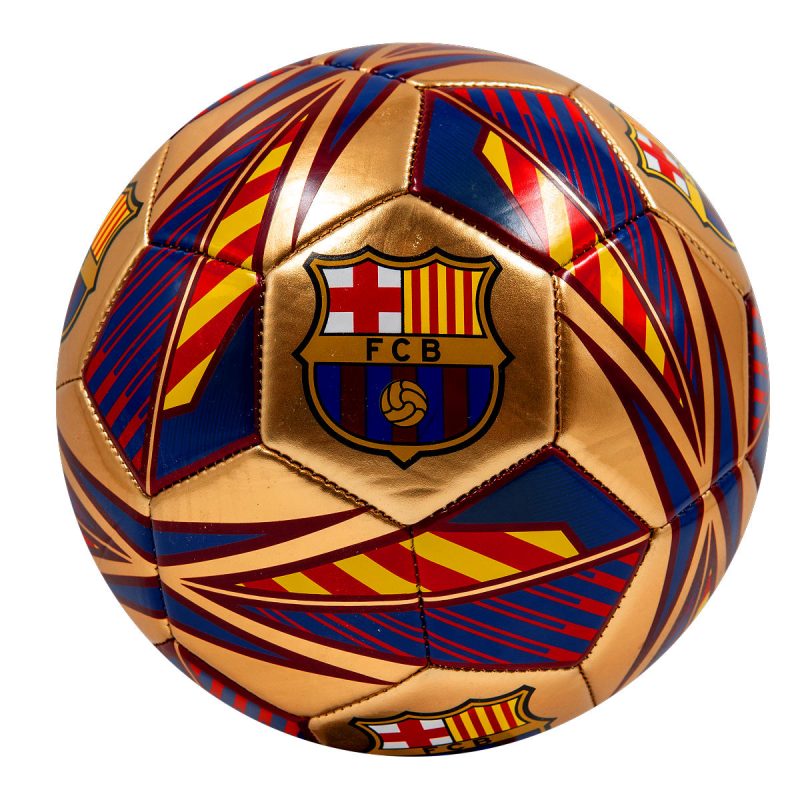 Voetbal FC Barcelona Pitch Gold maat 5