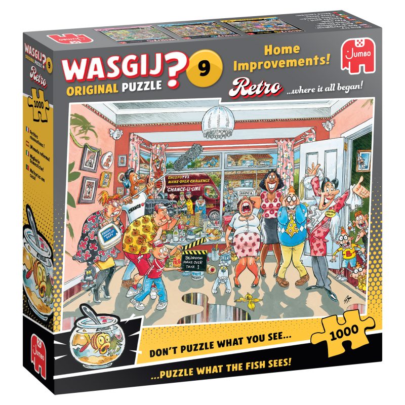 Puzzel 1000 st. Wasgij Retro Original 9 - Klein verbouwinkje