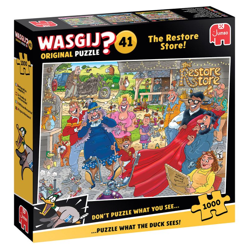 Puzzel 1000 st. Wasgij Original 41 - Motormake-Over!