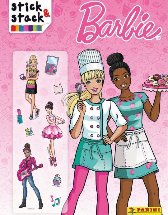 Stick  AND  Stack Barbie Stcikerboek