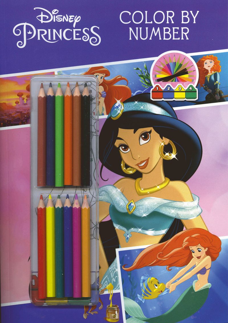 Walt Disney Color by Number Princess